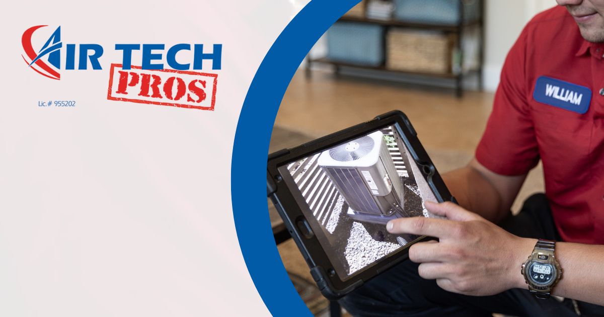 Image of a technician assisting a customer with their ac repairs in Sacramento